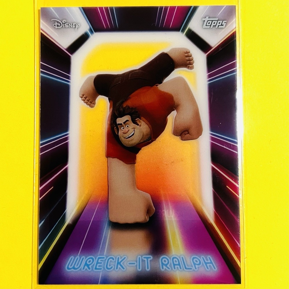 2026 Topps Disney Neon Wreck-It Ralph Illuminated Neon Lights NPL-25 Insert Card